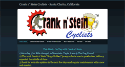 Desktop Screenshot of cranknstein.com